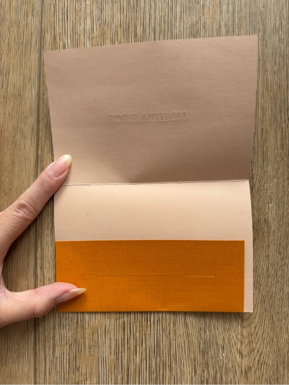 Louis Vuitton Orange Card Envelope